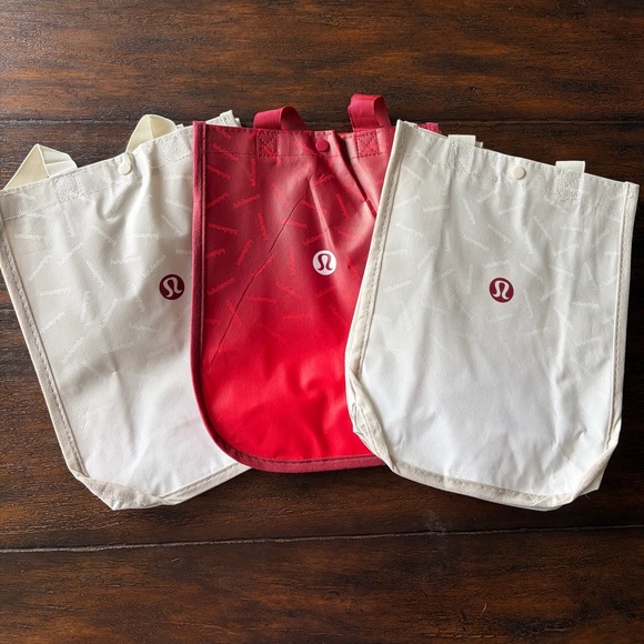 lululemon athletica Handbags - Bundle of lululemon Reusable Tote Bags